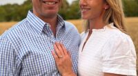 Harriet Sperling  flashes her engagement ring as she and Peter Phillips announce they are to marry