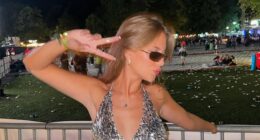 Leah Isadora Behn, 20, the granddaughter of the King and Queen of Norway, took to Instagram today to show off a glamorous selection of snaps from Way Out West, a festival based in Gothenburg, Sweden , where Charli xcx was among headliners. Pictured