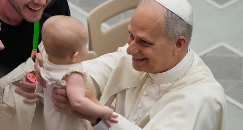 Pope highlights virtue of listening while accepting award from US Augustinians