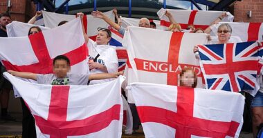 Protests explode outside migrant hotels across the country as furious families mass in Birmingham and London