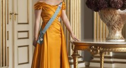 Princess Isabella's festival outfit was a huge departure from this more recent royal portrait  released in April to commemorate her 18th birthday