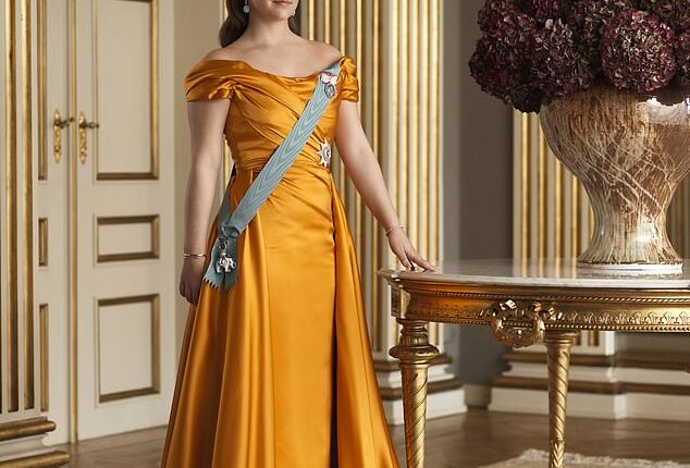 Princess Isabella's festival outfit was a huge departure from this more recent royal portrait  released in April to commemorate her 18th birthday