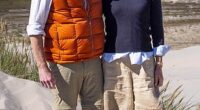 A royal press call with King Frederik and Queen Mary of Denmark standing in the Råbjerg Mile sand dunes started off stilted and formal