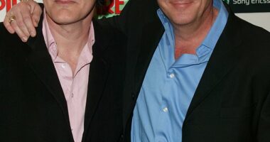 Quentin Tarantino broke his silence on Michael Madsen's death at a star-studded tribute held for the late actor in Los Angeles this Friday; the pair are pictured together in 2005