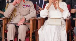King Charles and Queen Camilla were moved to tears by the powerful first-hand testimony of VJ veterans as they spoke at a service of remembrance yesterday marking 80 years since the end of the Second World War