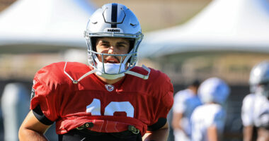 Raiders QB Aidan O'Connell in Danger of Losing Job to Rookie