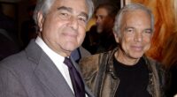 The older brother of iconic fashion designer Ralph Lauren, Leonard Lauren, has died aged 93 - pictured left with Ralph in 2001