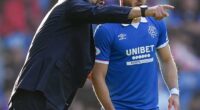 Rangers boss Russell Martin admits Raskin (right) has been affected by transfer interest
