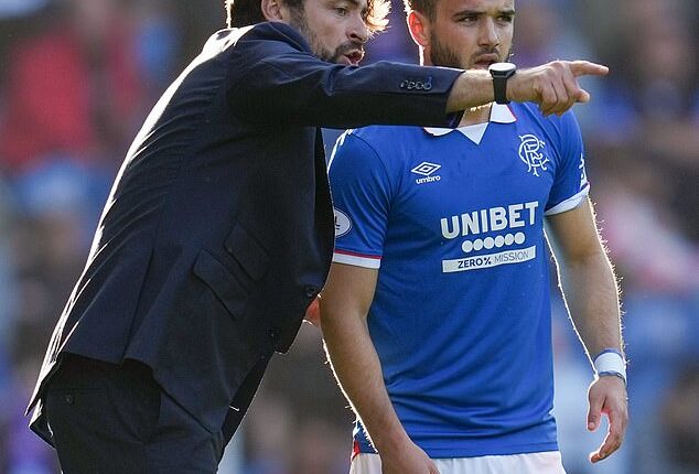 Rangers boss Russell Martin admits Raskin (right) has been affected by transfer interest