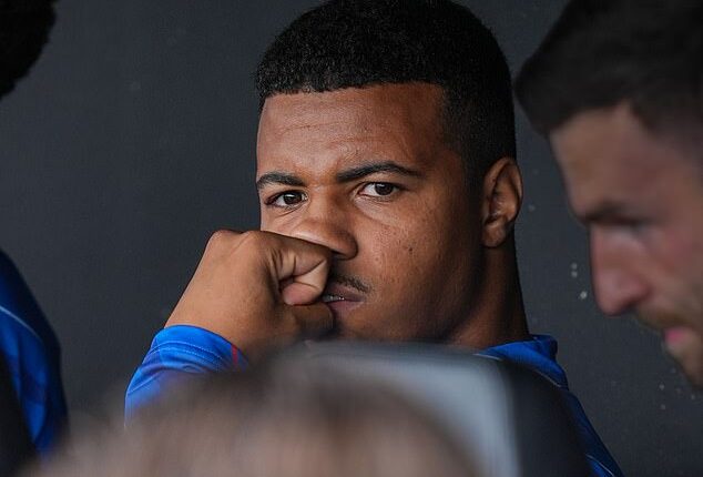Igamane sparks controversy by refusing to come off the bench against St Mirren in Paisley