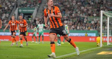 Max Watters races away to celebrate after hauling United level in the first half