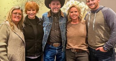 Reba McEntire broke her silence over her former stepson Brandon Blackstock's death; pictured March 2025
