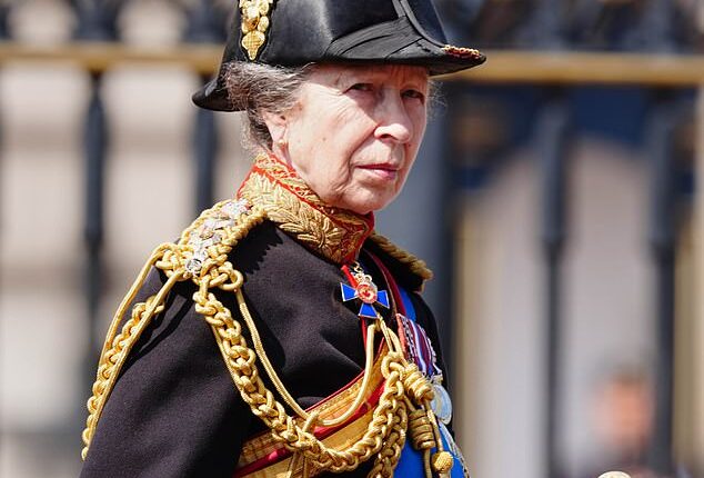 Red-faced Buckingham Palace inserts a VERY embarrassing falsehood into its '75 facts about Princess Anne' for her birthday
