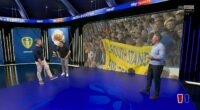 Sky Sports were forced into a hurried apology after Gary Neville was unwittingly caught aiming a dig at Leeds fans
