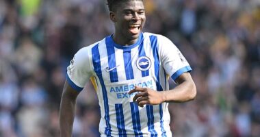 Brighton have reportedly valued midfielder Carlos Baleba at a staggering €120million (£104m)