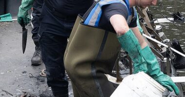 Dutch police investigating the murder of a 17-year-old girl and sex attacks on two other women discovered a large knife tossed into a river outside the asylum seeker hostel