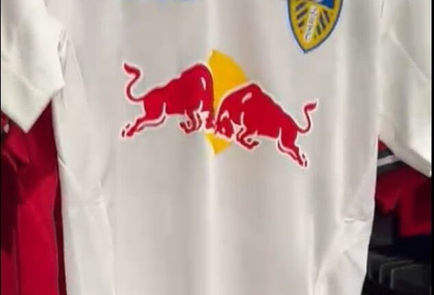 Leeds fans are placing their shirts over Man United shirts in shops at Manchester Airport