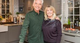When he 'came out' as gay in 2020, Phillip Schofield said that he was relying on the continued love of his wife Steph (pictured together in 2019)