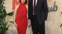 Richard Osman's wife, Ingrid Oliver, cut a glamorous figure as she joined her husband at The Thursday Murder Club premiere in London's Leicester Square on Thursday