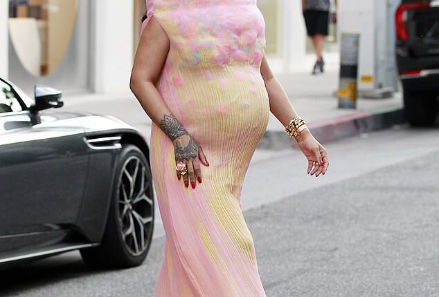 Fans poked fun at Rihanna 's latest wild maternity look but the price tag was certainly no laughing matter