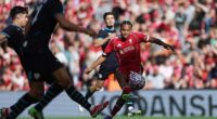 Rio Ngumoha opened the scoring for Liverpool against Athletic Club with a fine solo effort