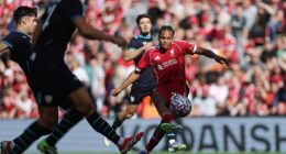 Rio Ngumoha opened the scoring for Liverpool against Athletic Club with a fine solo effort