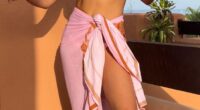 Rochelle Humes showed off her incredible figure in a pink bikini as she posed for sizzling Instagram snaps during sun-soaked family holiday in Marbella on Sunday