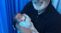Roy Keane is set to become a grandfather for the fourth times (pictured with third grandchild)