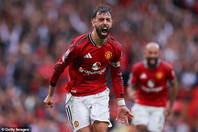 Bruno Fernandes sealed a late victory for Manchester United against Burnley from the penalty spot