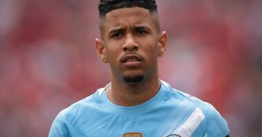 Savinho has been left out of Manchester City's squad for the first game of the Premier League season