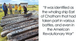 Schoolboy Discovers 275-Year-Old British Royal Navy Ship On Scotland Beach While Jogging