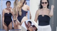 Selena Gomez flaunts her figure during girls' yacht trip to Cabo