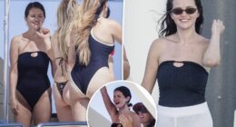 Selena Gomez flaunts her figure during girls' yacht trip to Cabo