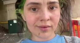 TikTok creator Ebony Wood (pictured) angered social media users after insulting people who have jobs