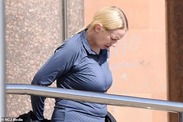 Lauren Halliday (pictured) and her boyfriend indulged in expensive meals at a number of upmarket restaurants across Newcastle that included Victors, Hula and Lui's. But the pair strategically crafted a number of explanations for their inability to pay, a court heard