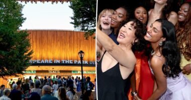 Shakespeare in the Park draws a starry crowd to opening