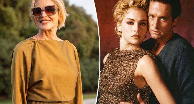 Sharon Stone claims she and Michael Douglas got into public screaming match