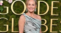 Sharon Stone attending the 82nd Annual Golden Globe Awards earlier this year