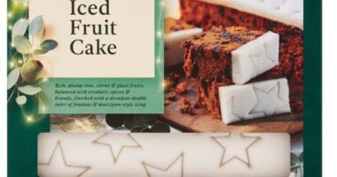 A Woolies shopper noticed boxes of Festive Iced Fruit Cake in the bakery section of their local store