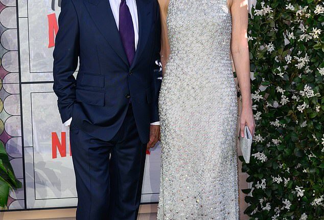 Sir Ben Kingsley, 81, has made a rare red carpet appearance with his wife Daniela Lavender, 50, at the London premiere of the Thursday Murder Club on Thursday