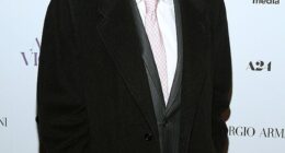 Jerry Adler, the actor and theatre director best known for his long-running role on The Sopranos, has died at 96; pictured in 2014 in NYC