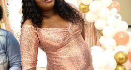 Pictured above is Harmony Stribling, who died while on the way to the hospital four days before her due date. Her baby, Harper, also did not survive