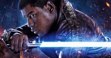 John Boyega in Star Wars The Force Awakens Poster
