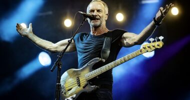 Sting's former Police bandmates are suing the frontman, pictured in 2019, for millions of pounds in missing royalties