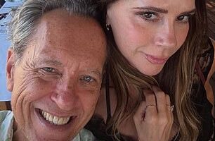 Richard E. Grant has sent fans wild as he revealed he had an impromptu Spice World reunion with Victoria Beckham
