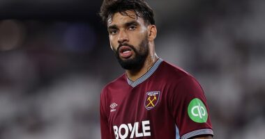 Tottenham and Aston Villa are keeping tabs on West Ham midfielder Lucas Paqueta