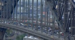 Motorists are facing peak-hour gridlock across Sydney this morning following a crash on the Sydney Harbour Bridge.