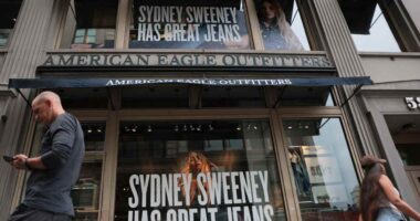 Sydney Sweeney and Trump may have been good for American Eagle’s stock, but maybe not demand, data shows