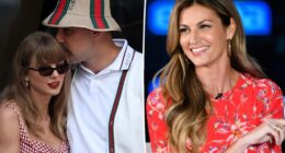 Taylor Swift and Travis Kelce are 'always kissing' and 'always touching,' says pal Erin Andrews