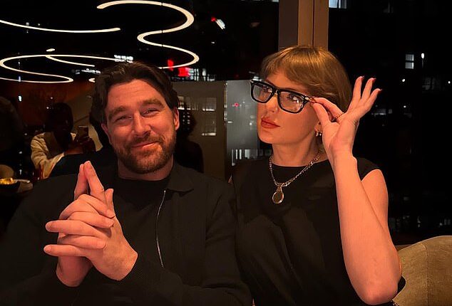 Taylor Swift is setting the record straight on one of the strangest rumors to surface about her relationship with Travis Kelce